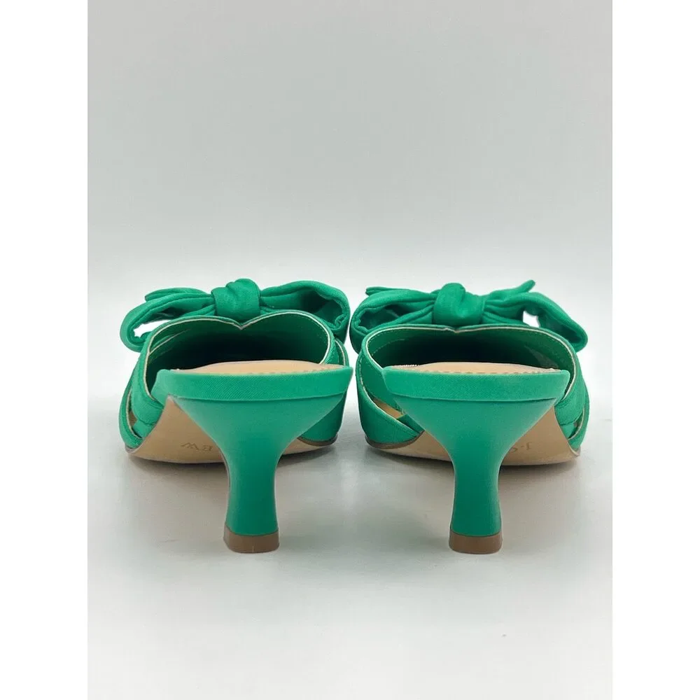 J. CREW Size 6.5 Green Women Pumps NIB